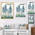 thumbnail image 4 of Designart "Pine Tree Mountains" People Framed Wall Art - Global Green China Art Entryway Framed Wall Art, 4 of 6
