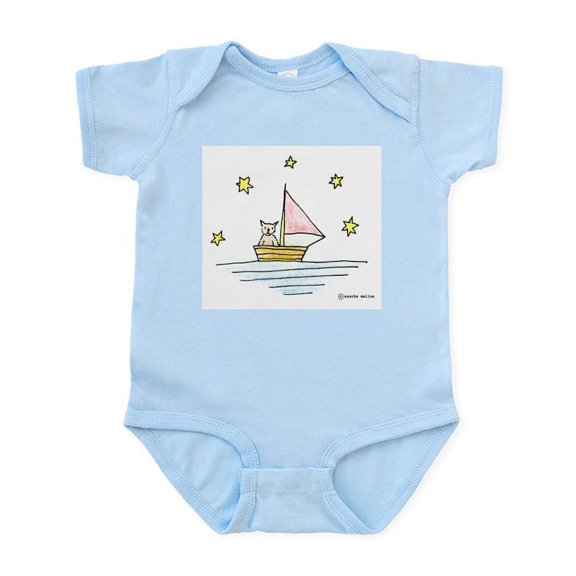 CafePress - Sailing - Baby Light Bodysuit, Size Newborn - 24 Months