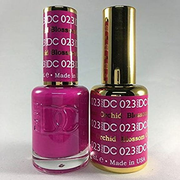 DND - DC Duo Soak off Gel & Matching nail polish, Blossom Orchid #DC023