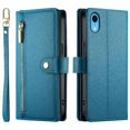 thumbnail image 2 of GANGXUN Étui en Cuir à Rabat pour iPhone Xr - Sangles Longues et Courtes, design Portefeuille, 2 of 5