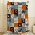 thumbnail image 4 of Cute Fox Carton Throw Blanket Fannel Fleece Microfiber Plush Bed Blanket Super Soft Blanket for All Season Bed Couch Sofa 60x50 in for Teen, 4 of 6