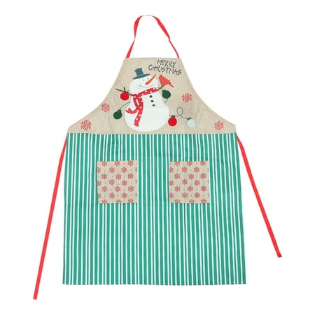

Barber Apron Christmas Theme Kitchen Cooking Apron Fashionable Apron Accessory