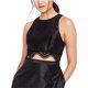 thumbnail image 1 of Blusa Rachel Roy Illusion Knit para Mujer Negro 4, 1 of 1