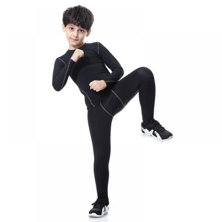 

Balems Kids Boys Tights Trousers Quick Drying Running Sport Fitness Pants