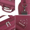 thumbnail image 5 of DOMISO 10",13",14",156",17" Inch Multi-Functional Laptop Sleeve Business Briefcase Waterproof Messenger Shoulder Bag GRAY 15.6-inch, 5 of 5