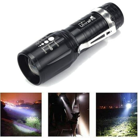 Ultrafire 2200 Lumens CREE XM-L T6 LED Flashlight High Power Torch light Zoom