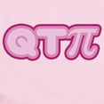 thumbnail image 2 of CafePress - Q T Pi (Pink) Infant Bodysuit - Baby Light Bodysuit, Size Newborn - 24 Months, 2 of 4