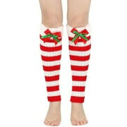 FhsagQ Socks Womens Socks Xs Christmas Thigh High Socks for Women Fuzzy Trim over The Knee Socks Warm Long Stockings Socks for Women Set with Garter Socks for Women Socks with Underwire Red A