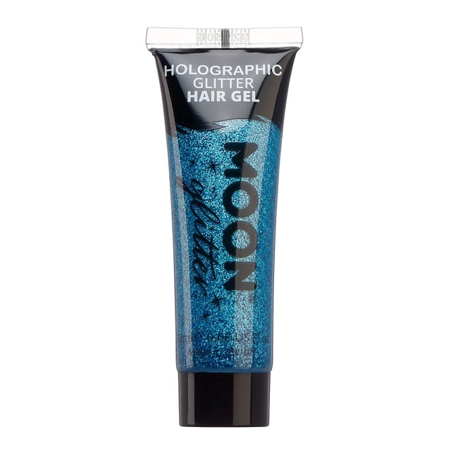 Gel capilar con purpurina holográfica Moon Glitter Azul