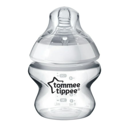 Tommee Tippee Closer to Nature Baby Bottles, 5 ounces, Clear, 1
