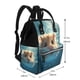 thumbnail image 2 of Disketp Cute Swimming Guinea Pig Mochila de Pañales de Gran Capacidad con Múltiples Bolsillos, Mochila de Viaje Multifuncional para Bebé, Unisex, Moderna y Resistente, 2 of 6