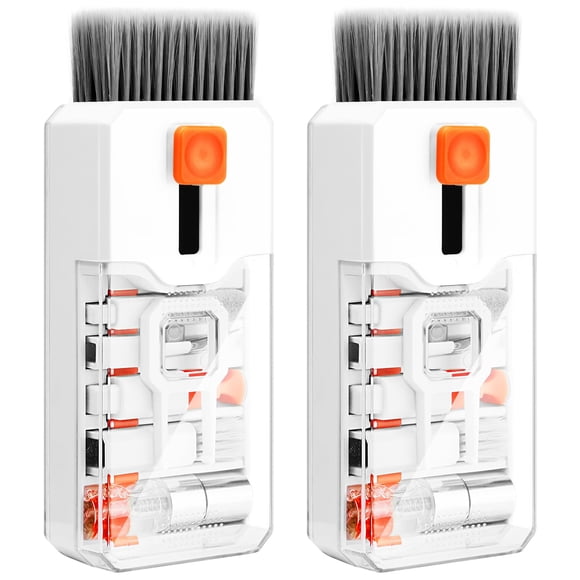 Kit de limpieza de teclados Ordilend paquete de 2 con cepillos y spray