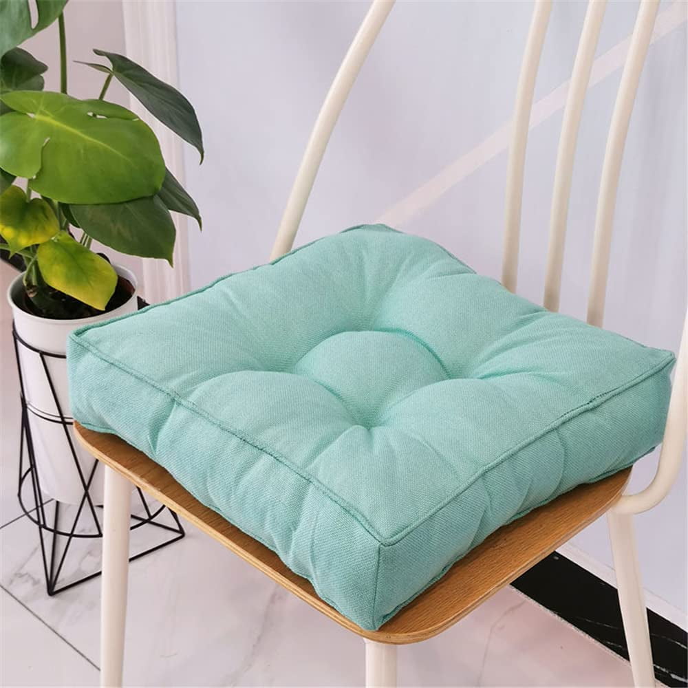 Geetery 12 Pcs Floor Pillows Meditation Square Large Pillow Bulk Flexible  Seating Thick Floor Cushions 15.7'' Colorful Tufted Sitting Mat Seat for