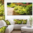 thumbnail image 1 of Design de Jardin Vert Moderne - Impression sur Toile Paysage, 1 of 3
