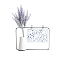 thumbnail image 1 of Blue Checal Molecular Structure Artificial Lavender Flower Vase Bottle Card, 1 of 2