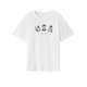 thumbnail image 1 of Camiseta para mujer de verano, ropa suave y elegante, camiseta con cuello redondo para viaje, Camping, calle XL, 1 of 7