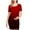 Red, variant on breaise Women's Short Sleeve Maternity Dress Ruched Bodycon Pregnancy Clothes