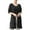 Black Women'S Trendy Cardigan #w, variant on Women'S Trendy Cardigan Cozy Clothing Elegent Casual Fall Fashion Long Sleeve Open Front Jacket Loose Lightweight Jacket Black L