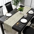 thumbnail image 3 of Sage Green Flowers Table Runner 72 Inches Long, Rustic Pastoral Botanical Floral Leaf Kitchen Coffee Dining Table Decoration for Home Party Birthday Wedding Home Decor 18x72 Inches, 3 of 8