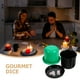 thumbnail image 4 of EeaseMX Juego de 5 dados gruesos con base agitadora, divertido juego de dados, vaso creativo para agitar dados con 25 dados (color aleatorio)., 4 of 7