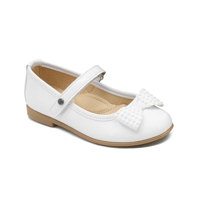 Balerina Flat Primera Comunión Presentacion Charol Blanco blanco 16.5