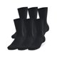 thumbnail image 1 of Calcetines Under Armour Training Cotton Crew, 6 unidades, unisex, negros, 1 of 1