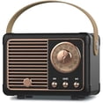 thumbnail image 1 of wonima11 J-999 Retro Bluetooth Speaker,Vintage Decor,Mini Wireless Bluetooth Speaker,Cute Old Fashion Style Support USB/TF Card/AUX for Kitchen Desk Bedroom Office Party Outdoor(Black), 1 of 1