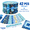 42pcs Style 3(2.5*19.7in), variant on Jelly Roll Fabric Strips 2.5x19.7", 42 Pcs Blue Floral Cotton Bundles for Quilting & Sewing