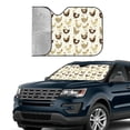 thumbnail image 4 of Disketp Windshield Sun Shade, Car Sun Shade For Front Window Chicken Cartoon Sunshades Sun Visor Protector Blocks Uv Rays Foldable, 4 of 9
