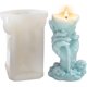 thumbnail image 1 of Moldes para velas de Halloween, moldes creativos de silicona para velas de Halloween con forma de calavera en 3D, moldes para velas con forma de calavera de Halloween para hacer velas (rosa, 1 of 5