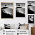 thumbnail image 4 of Designart "Black And White Solitary Desert Tree" Desert Floater Framed Canvas Prints, 4 of 5