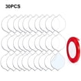 thumbnail image 3 of Kearding Llavero con colgante de Navidad, colgantes de borlas multicolores transparentes, llavero de acrílico, juego de llavero de Artesanía, 3 of 6