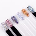 thumbnail image 2 of Nail Art Rombo Lentejuelas Sirena 3D Pegatinas brillantes Consejos de manicura coloridos 12 cajas, 2 of 5