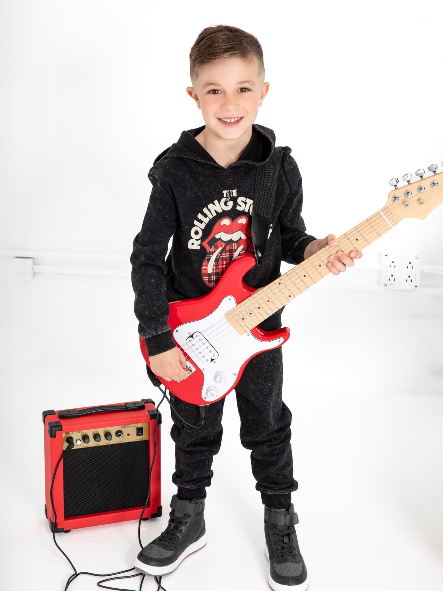 Rolling Stones Toddler Boy Hoodie and Joggers Set, Sizes 12M-5T