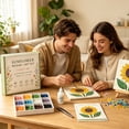 thumbnail image 6 of Sea Glass Art Kit for Adults, Rustic Sunflower Green Leaf Mosaic DIY Craft Kit, Complete Color Beads Base Stand Step-by-Step Tutorial For Stress Relief Hobby, 6 of 6