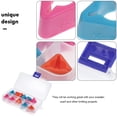 thumbnail image 3 of KAKOWELY 18 Pcs Handmade Diy Knitting Tool Set Needle Anti-skid Triangle Rubber Needle Parts with Storage Box,0.47"X0.47"X0.39", 3 of 4