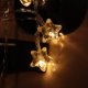 thumbnail image 4 of Cadena de estrellas de 6 m, 40 luces blancas cálidas, funciona con pilas (cristal brillante), 4 of 4