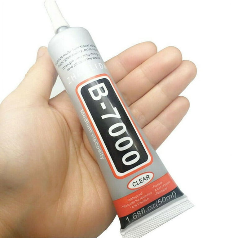 B7000 Glue with Needle Mobile Phone Point Drill DIY Jewelry Decorative Mobile Phone Screen Glue, Size: Large, Clear