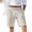 Light Gray -CA29, variant on Nestiefly Mens Linen Cargo Shorts Summer Casual Loose Elastic Waist Drawstring Lightweight Beach Vacation Shorts with Pockets Army Green S