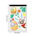Bloderetu 50 off Clear!Easter Window Sticker Decorative Bunny Easter
