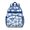Blue-29, variant on Hawaiian Print Waterproof Backpack - Breathable Padded Student Bag with Side Pockets