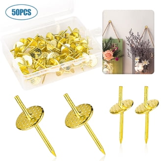 3 pack) OOK One-step Picture Hangers, Steel with Brass Finish
