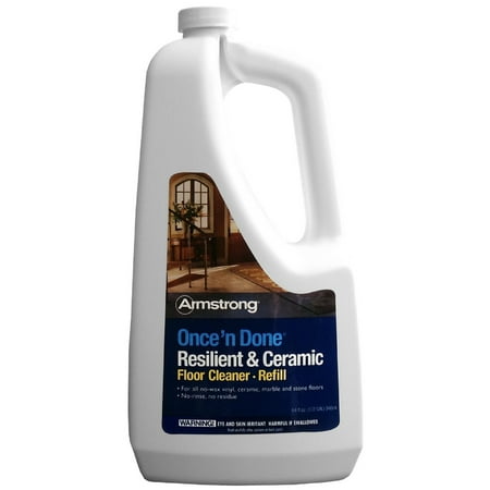 Armstrong Once 'N Done Resilient & Ceramic Floor Cleaner 64 oz (Best Ceramic Floor Cleaner)