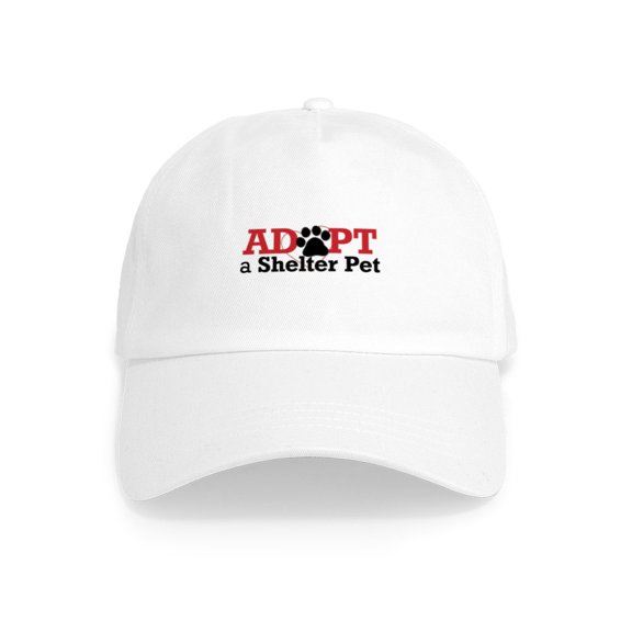 CafePress - Adopt A Shelter Pet Cap - Adjustable 100% Brushed Unisex Casual Cotton Baseball Cap, Beige, 1