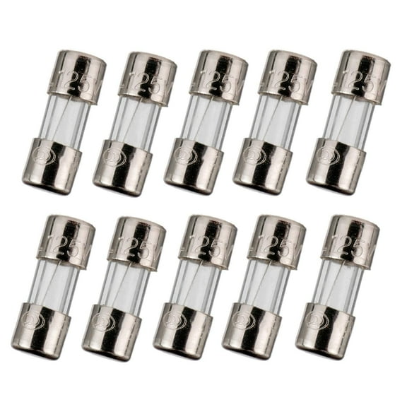 F3AL125V 3.6x10 mm 3A 125V fuses 0.14x0.39 Inch 3 amp 125 Volt Fast-Blow Glass Fuses (Pack of 10)