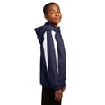 thumbnail image 3 of Sport-Tek Youth Fleece Lined Colorblock Jacket-S (True Navy/White), 3 of 6
