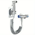 thumbnail image 5 of vkjany Stainless Steel Handheld Bidet Sprayer, Portable Bidet Tap With 1.5m Shower Hose And Bathroom Holder, 5 of 7