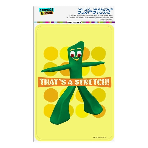 Yoga Gumby That's a Stretch Home Business Office Sign