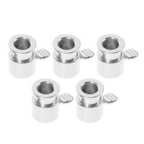 unbranded 5pcs BBQ Fork Limit Cover Grill Limit Stop Collar Camping Replacement Part Picnic BBQ Tool BBQ Grill Grill Limit Sleeves Electric Rotisserie Grill Kit BBQ Tool For Grilling Chicken