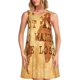 thumbnail image 1 of Easygdp Not All Those Who Wander Are Lost2 para Vestido Transpirable de Mujer, Vestido Suelto de Manga Corta con Pliegues y Bolsillos para el Verano, 1 of 7